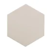Aelle Carrelage Carrelage sol / mur hexagonal uni taupe 17,5x20 cm COIMBRA TAUPE 30634- Carrelage Sol Uni