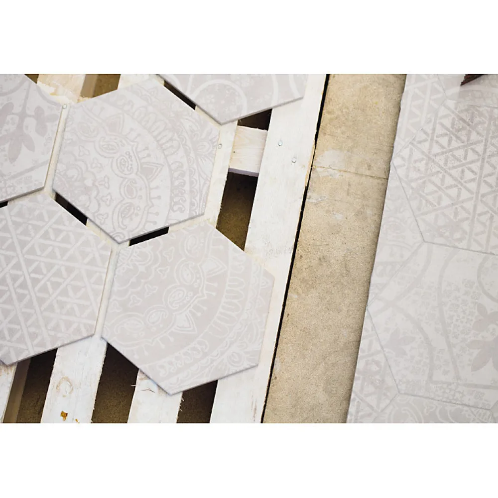 Aelle Carrelage Carrelage Sol Uni|Carrelage Sol Pour Wc<Carrelage sol / mur hexagonal motif patchwork 26,23 cm ALCHIMIA ARS MIX1