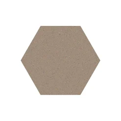 Eiffel art construction Carrelage sol / mur hexagonal effet terrazzo grand format marron 51,9x59,9 cm MICRA Hexagono Umbra- Carrelage Sol Effet Terrazzo
