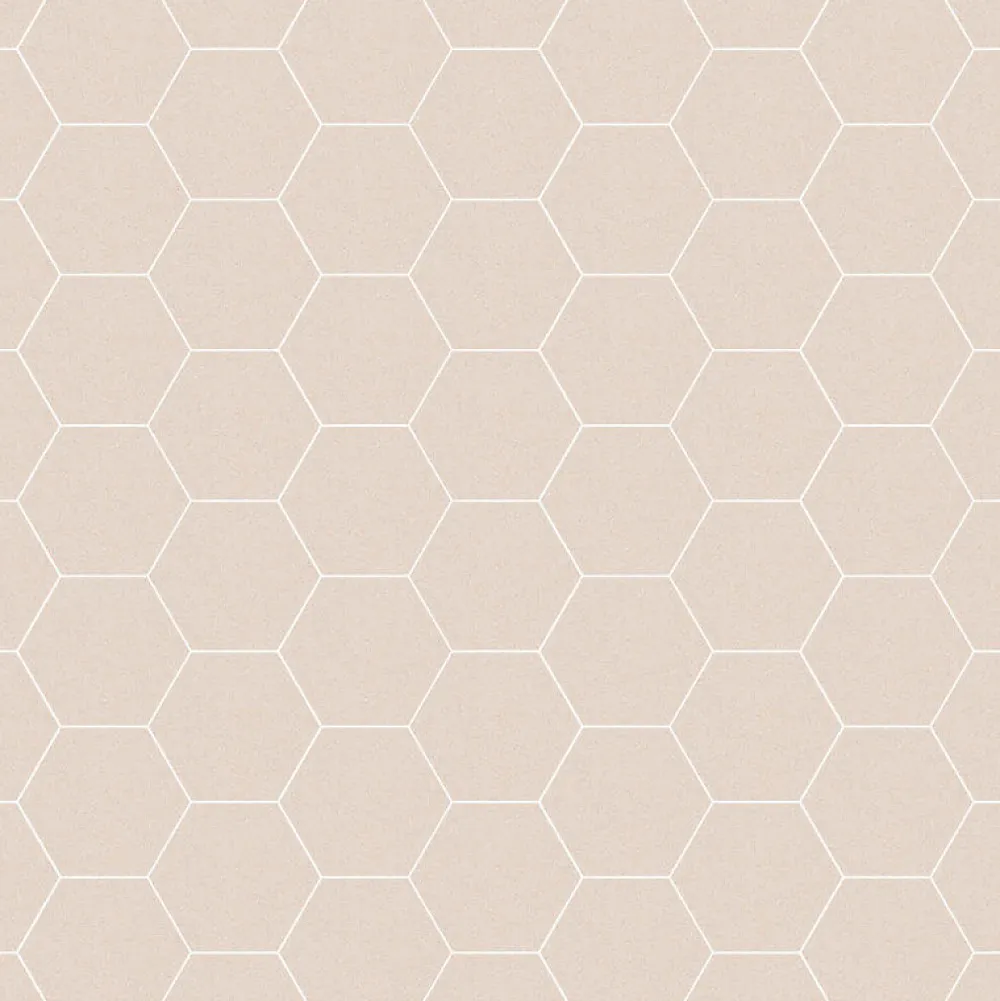 Eiffel art construction Carrelage Sol Effet Terrazzo<Carrelage sol / mur hexagonal effet terrazzo grand format beige 51,9x59,9 cm MICRA Hexagono Crema