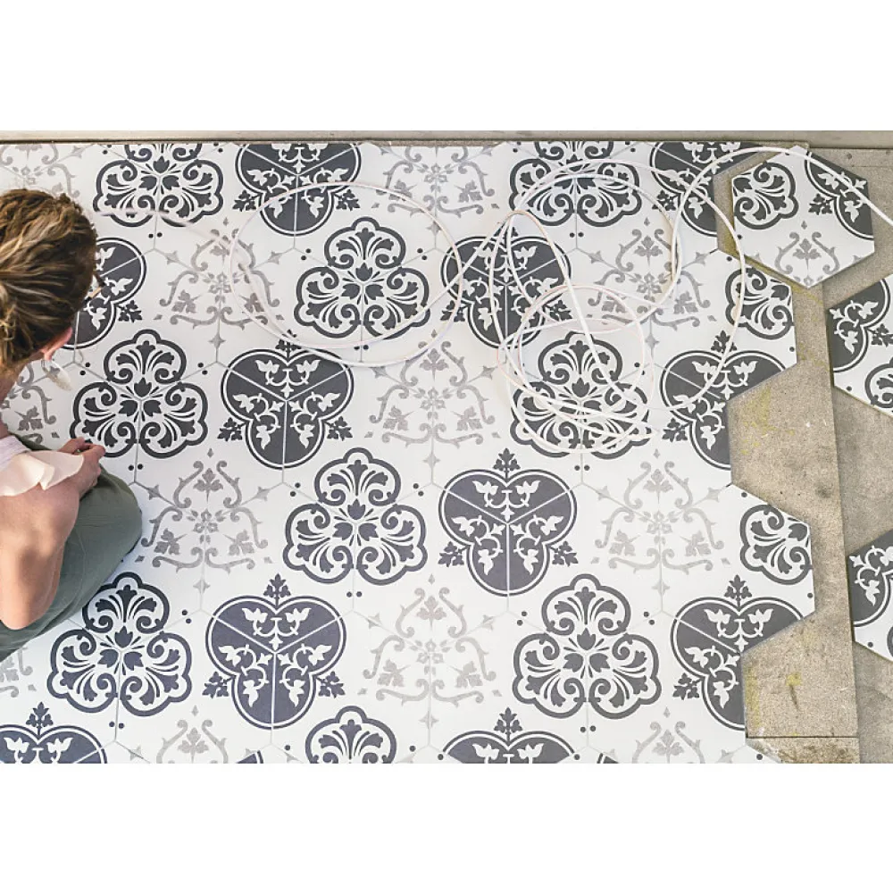 Aelle Carrelage Carrelage Sol Pour Wc<Carrelage sol / mur hexagonal motif patchwork 26,23 cm ALCHIMIA ELISIR