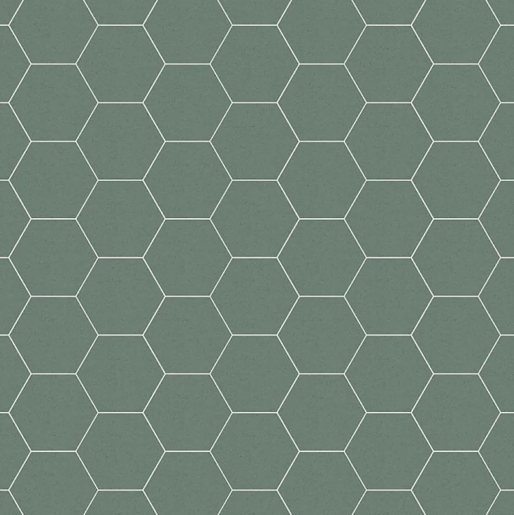 Eiffel art construction Carrelage sol / mur hexagonal effet terrazzo grand format bleu vert 51,9x59,9 cm MICRA Hexagono Indigo- Carrelage Sol Effet Terrazzo
