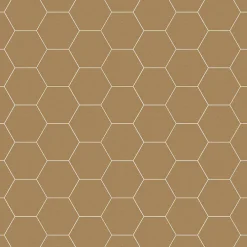 Eiffel art construction Carrelage sol / mur hexagonal effet terrazzo grand format 51,9x59,9 cm MICRA Hexagono Siena- Carrelage Sol Effet Terrazzo