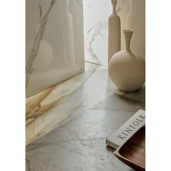 Aelle Carrelage Carrelage sol / mur hexagonal effet marbre blanc mate 25x21,6 cmSCULTOREA statuario vena argento esagona J469- Carrelage Sol Effet Marbre