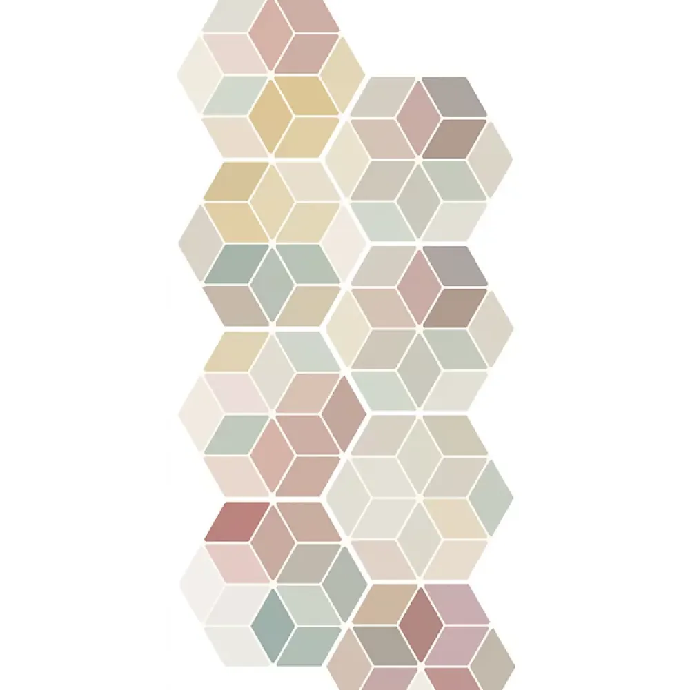 Aelle Carrelage Carrelage Sol Uni|Carrelage Sol Pour Wc<Carrelage sol / mur hexagonal coloré 17x15 cm MINIMA8.6 MULTI COLOR 1 MIN103M