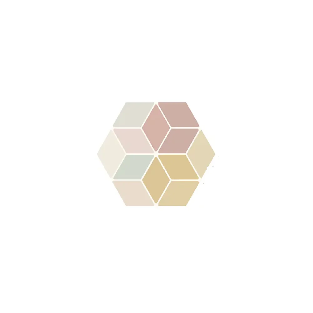 Aelle Carrelage Carrelage Sol Uni|Carrelage Sol Pour Wc<Carrelage sol / mur hexagonal coloré 17x15 cm MINIMA8.6 MULTI COLOR 1 MIN103M