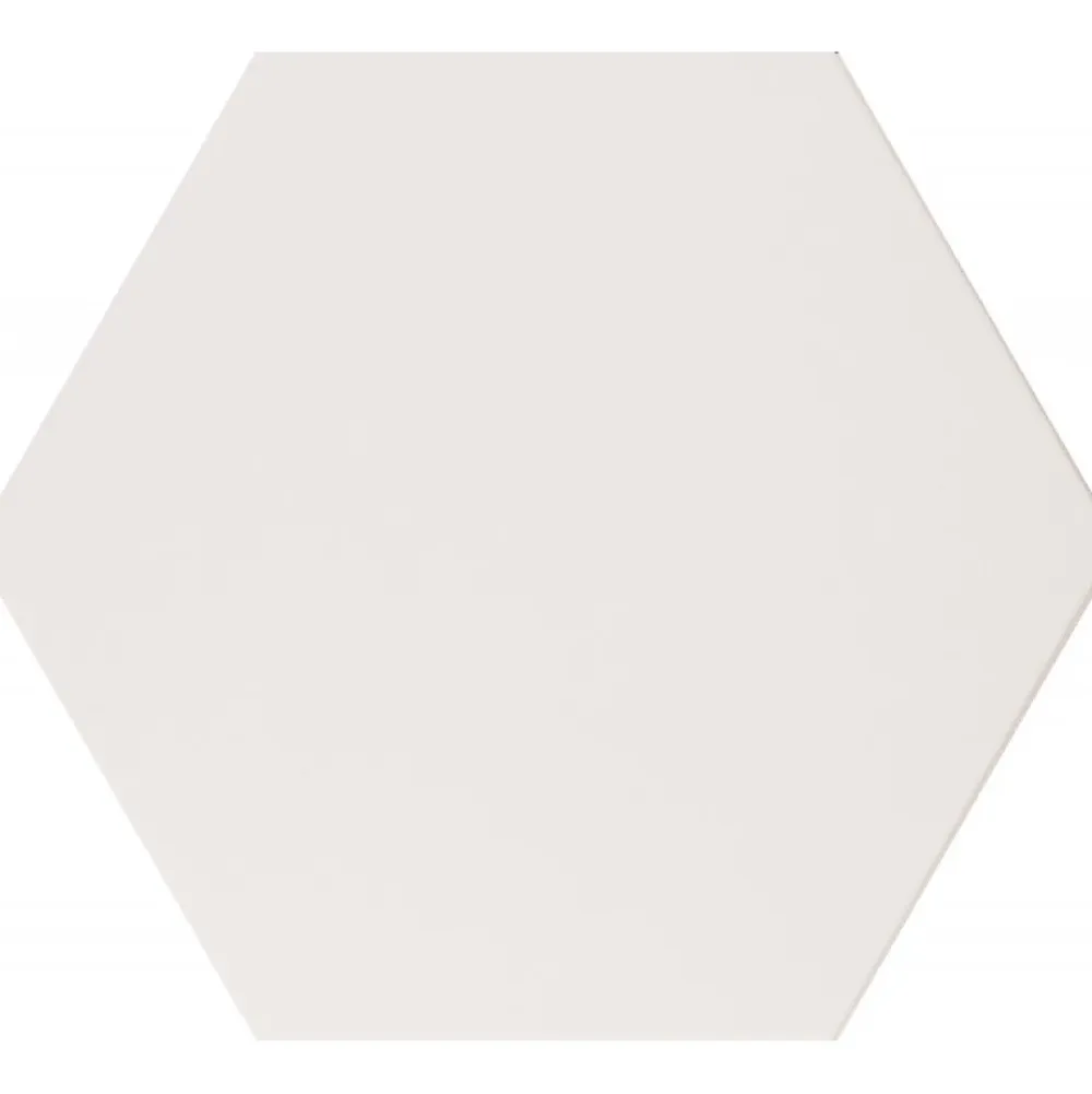 Aelle Carrelage Carrelage sol / mur hexagonal blanc mate 26,23 cm ALCHIMIA BIANCO- Carrelage Sol Uni|Carrelage Sol Pour Wc