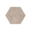 Aelle Carrelage Carrelage sol / mur hexagonal effet ciment vieilli gris claire 25x21,6 cm TERRA GRIGIO- Carrelage Sol Effet Béton