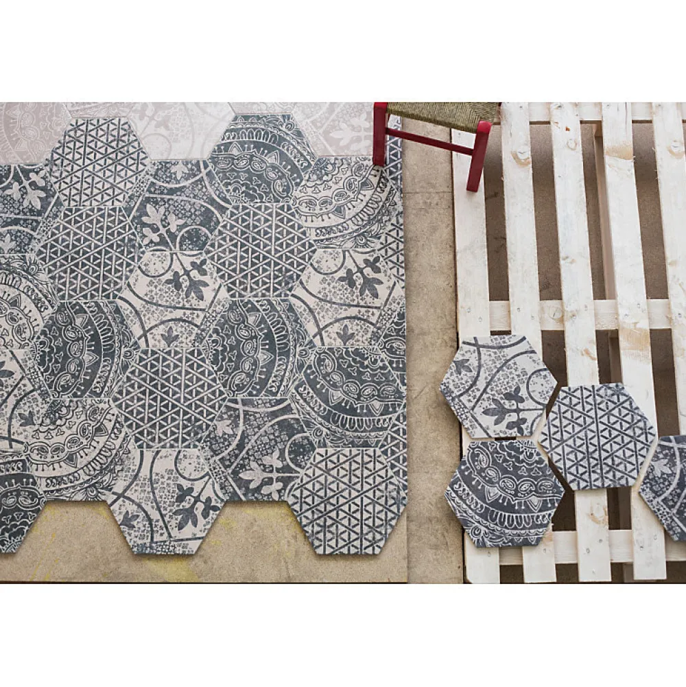 Aelle Carrelage Carrelage Sol Pour Wc<Carrelage sol / mur hexagonal motif patchwork 26,23 cm ALCHIMIA ARS MIX2