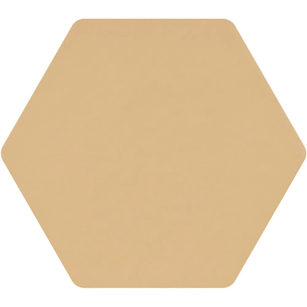 Aelle Carrelage Carrelage sol / mur hexagonal ocre 17x15 cm MINIMA8.6 OCRA- Carrelage Sol Pour Wc|Carrelage Sol Uni