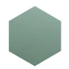 Aelle Carrelage Carrelage sol / mur hexagonal uni vert 17,5x20 cm COIMBRA PICKLE GREEN 30638- Carrelage Sol Uni