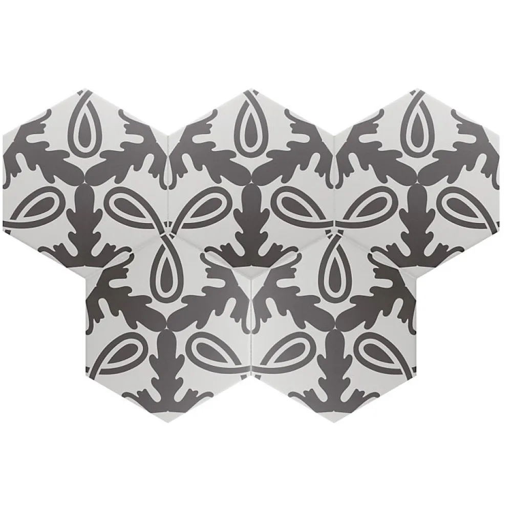 Aelle Carrelage Carrelage sol / mur hexagonal à motif coloré 17,5x20 cm COIMBRA ETERNA 30660- Carrelage Sol Pour Wc|Carrelage Sol Uni