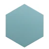 Aelle Carrelage Carrelage sol / mur hexagonal uni bleu 17,5x20 cm COIMBRA AZURE 30636- Carrelage Sol Uni|Carrelage Sol Pour Wc