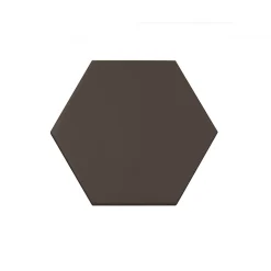 Eiffel art construction Carrelage Sol Uni|Carrelage Sol Pour Wc<Carrelage sol / mur hexagonal uni marron mate 11,6x10,1 cm KROMATIKA BROWN