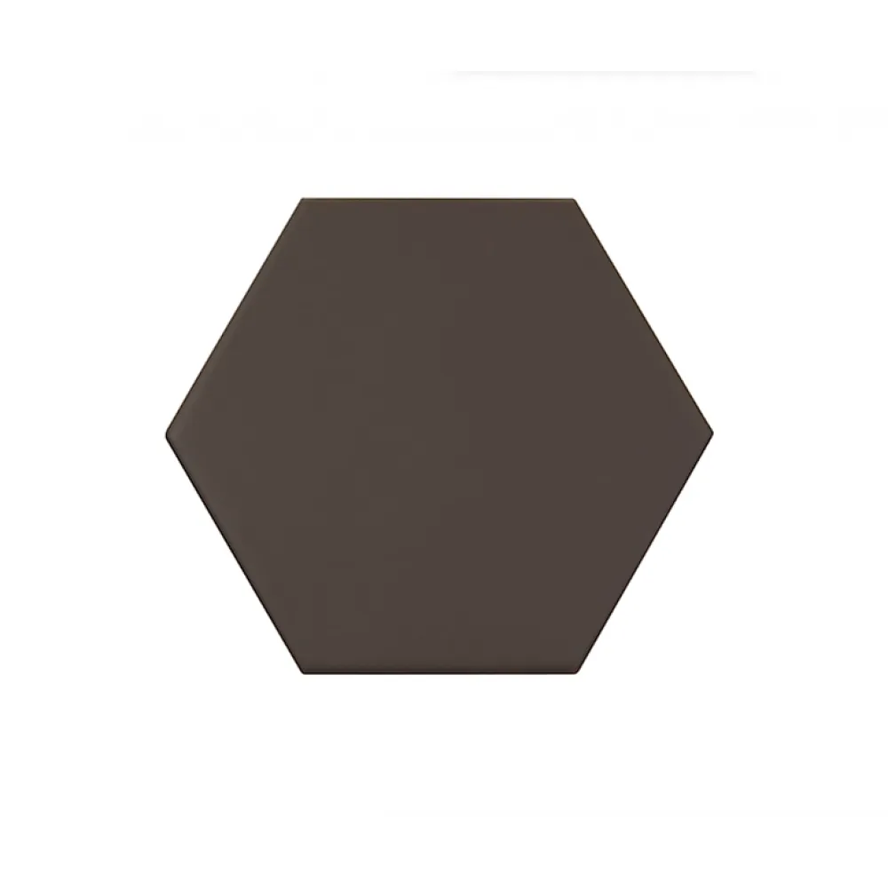 Eiffel art construction Carrelage Sol Uni|Carrelage Sol Pour Wc<Carrelage sol / mur hexagonal uni marron mate 11,6x10,1 cm KROMATIKA BROWN