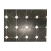 Aelle Carrelage Carrelage sol / mur octogonal effet marbre noir 20x20 cm OCTAGON MARMOL NEGRO- Carrelage Sol Effet Marbre