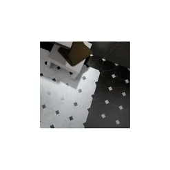Aelle Carrelage Carrelage sol / mur octogonal effet marbre noir 20x20 cm OCTAGON MARMOL NEGRO- Carrelage Sol Effet Marbre