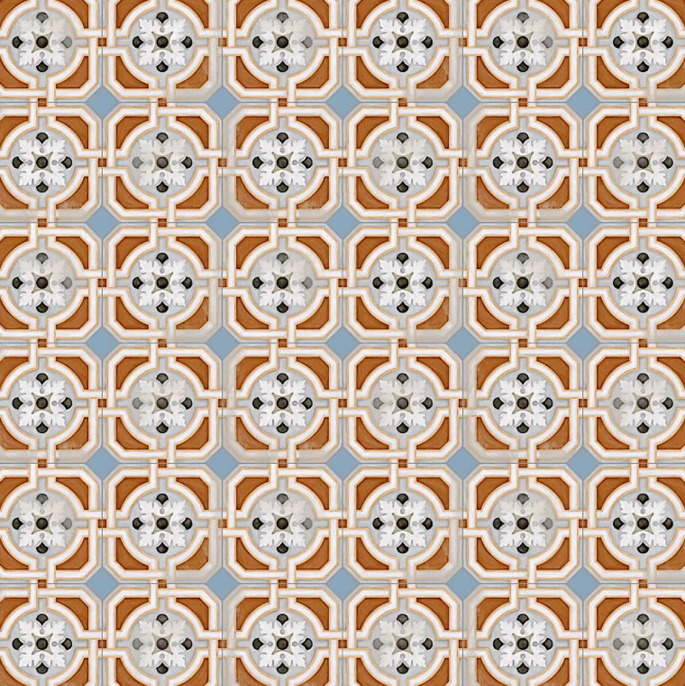 Aelle Carrelage Carrelage Sol Effet Carreaux De Ciment<Carrelage sol / mur octogonal motif 20x20 cm VODEVIL OCTOGONO ZIMER