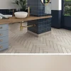 Aelle Carrelage Carrelage sol / mur pose baton rompu chevron uni beige mate STROMBOLI BEIGE GOBI- Carrelage Sol Pour Wc|Carrelage Sol Uni