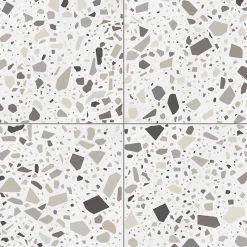 Aelle Carrelage Carrelage sol / mur terrazzo multicouleur 18,6x18,6 cm CONFETTI BIANCO BEIGE- Carrelage Sol Effet Terrazzo|Carrelage Sol Pour Cuisine