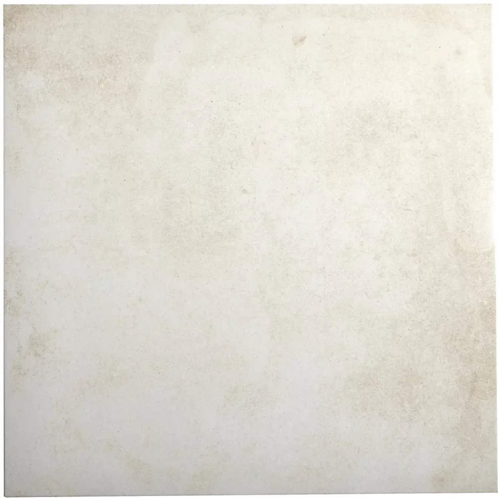 GoodHome Carrelage sol effet béton ivoire L.61,6 x l.61,6 cm x ép.7,4 mm, Konkrete- Carrelage Mural Pour Wc|Carrelage Mural Effet Béton
