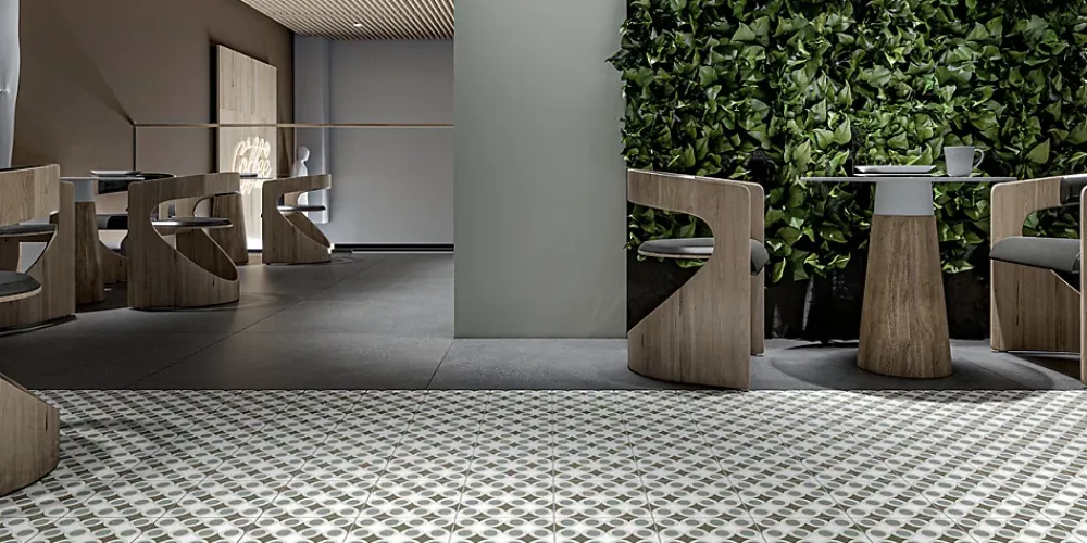Reflex Boutique Carrelage sol effet carreaux de ciment Classico pop warm 20x20 cm - Réflex boutique- Carrelage Sol Effet Carreaux De Ciment