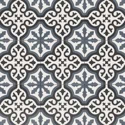 Reflex Boutique Carrelage sol effet carreaux de ciment Richelieu london 20x20 cm -- Carrelage Sol Effet Carreaux De Ciment