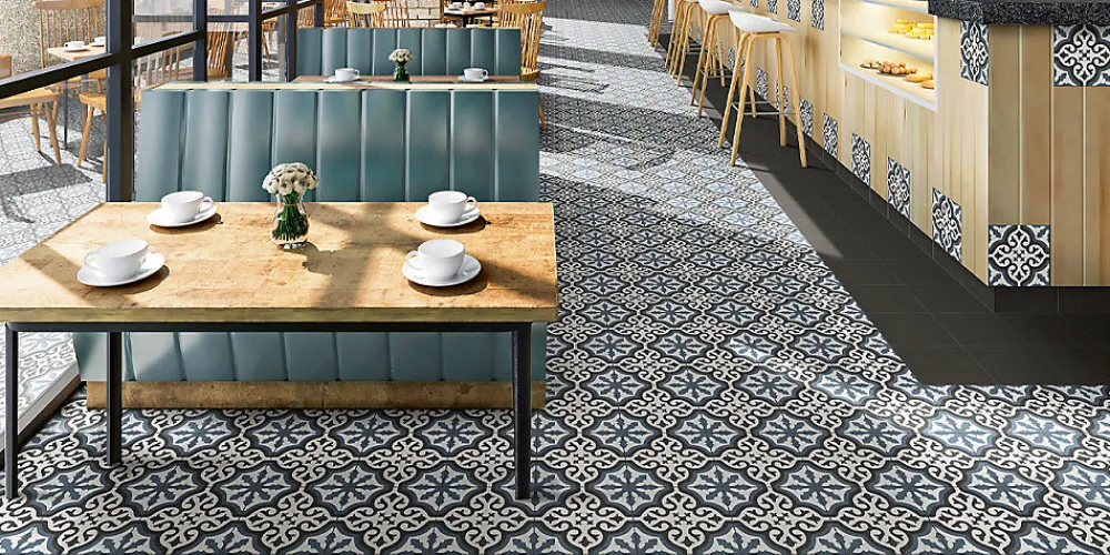 Reflex Boutique Carrelage sol effet carreaux de ciment Richelieu london 20x20 cm -- Carrelage Sol Effet Carreaux De Ciment