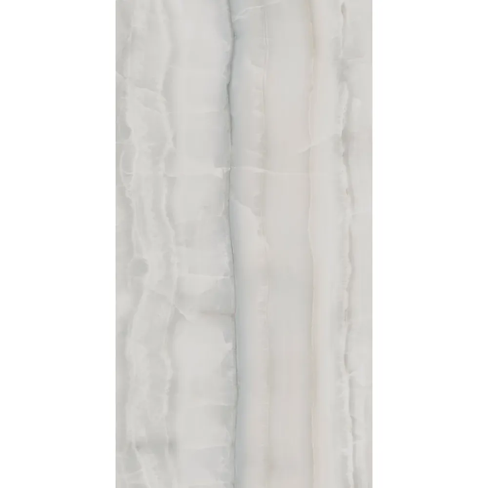 Carrelage Mural Pour Pièce À Vivre|Carrelage Sol Effet Marbre<Carrelage sol et mur argent brillant Onyx 90 x 180 cm