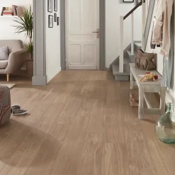 GoodHome Carrelage Mural Pour Douche|Carrelage Mural Pour Salle De Bains<Carrelage sol et mur aspect bois naturel L.120 x l.20 cm x ép.9 mm, Antic Rustic