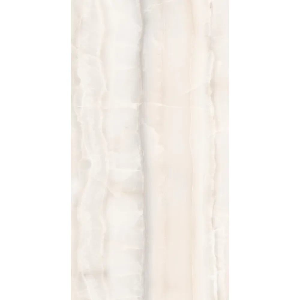 Carrelage sol et mur blanc brillant Onyx 90 x 180 cm- Carrelage Mural Pour Pièce À Vivre|Carrelage Sol Effet Marbre