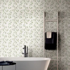 Carrelage Sol Avec Motif|Carrelage Mural Avec Motif<Carrelage sol et mur blanc Floral 60 x 120 cm