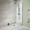 GoodHome Carrelage sol et mur blanc 15x60cm Wychwood- Carrelage Mural Pour Salle De Bains|Carrelage Mural Pour Douche