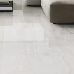 Carrelage sol et mur blanc brillant Onyx 60 x 120 cm- Carrelage Mural Pour Pièce À Vivre|Carrelage Mural Effet Marbre