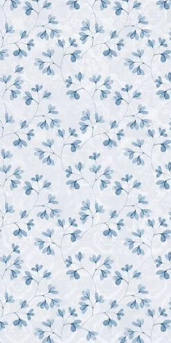 Carrelage Sol Avec Motif|Carrelage Mural Avec Motif<Carrelage sol et mur bleu Floral 60 x 120 cm