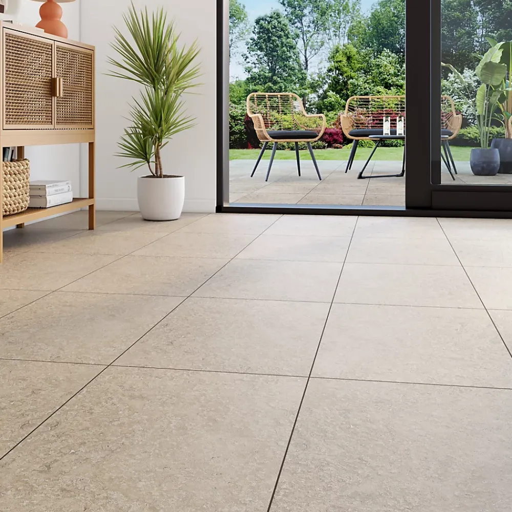 Carrelage sol et mur Crosscut beige 40 x 60 cm- Carrelage Mural Pour Wc|Carrelage Mural Pour Salle De Bains