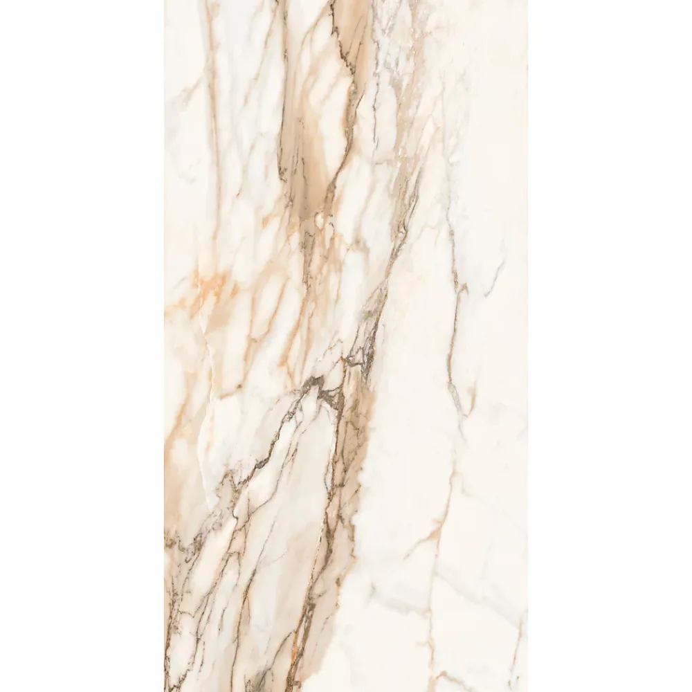 Carrelage sol et mur doré brillant Prestige 90 x 180 cm- Carrelage Mural Pour Pièce À Vivre|Carrelage Mural Effet Marbre
