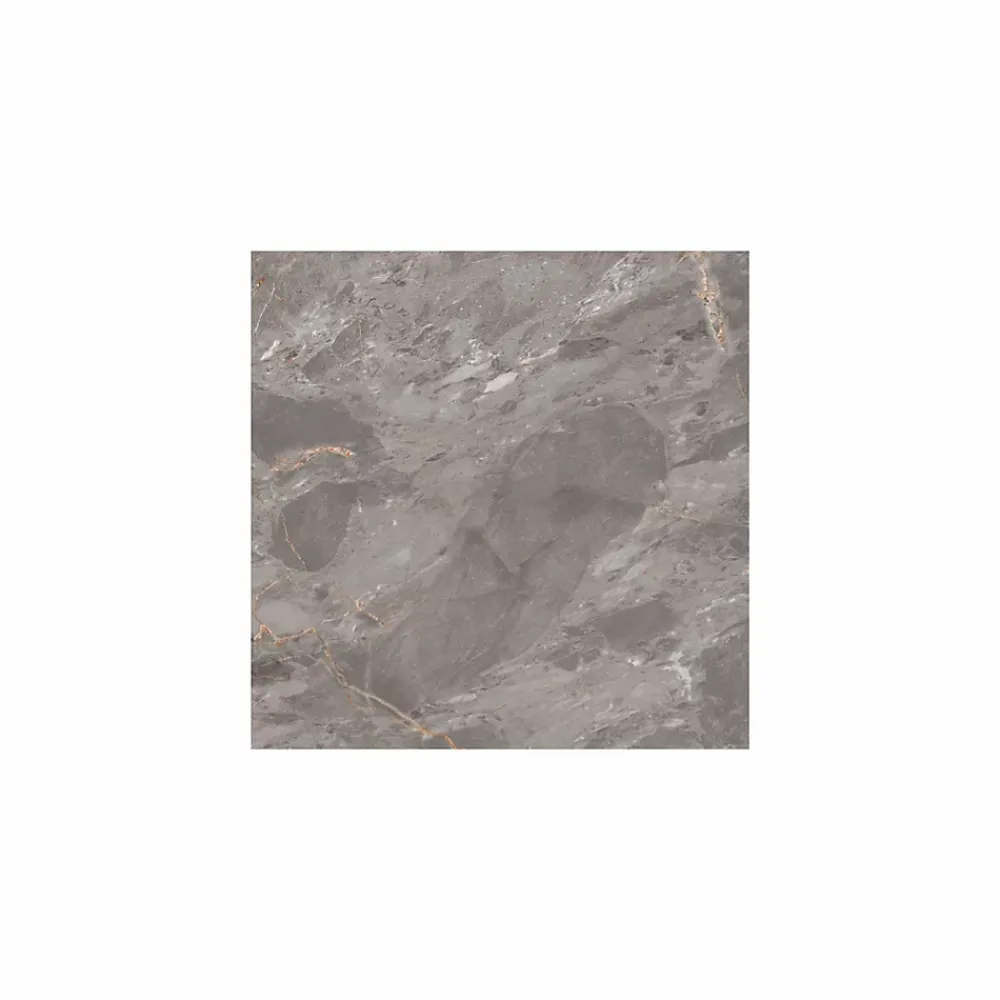GoodHome Carrelage Mural Effet Marbre|Carrelage Sol Pour Pièce À Vivre<Carrelage sol et mur effet pierre gris mat L.60 x l.60 cm x ép.8,2 mm, Zerlina