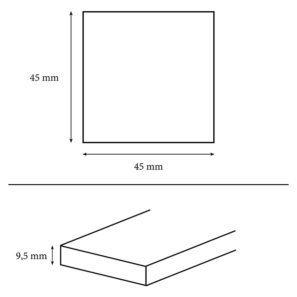 GoodHome Carrelage Mural Pour Salle De Bains|Carrelage Mural Effet Marbre<Carrelage sol et mur effet marbre blanc brillant L.45 x l.45 cm x ép.9,5 mm, Aruma