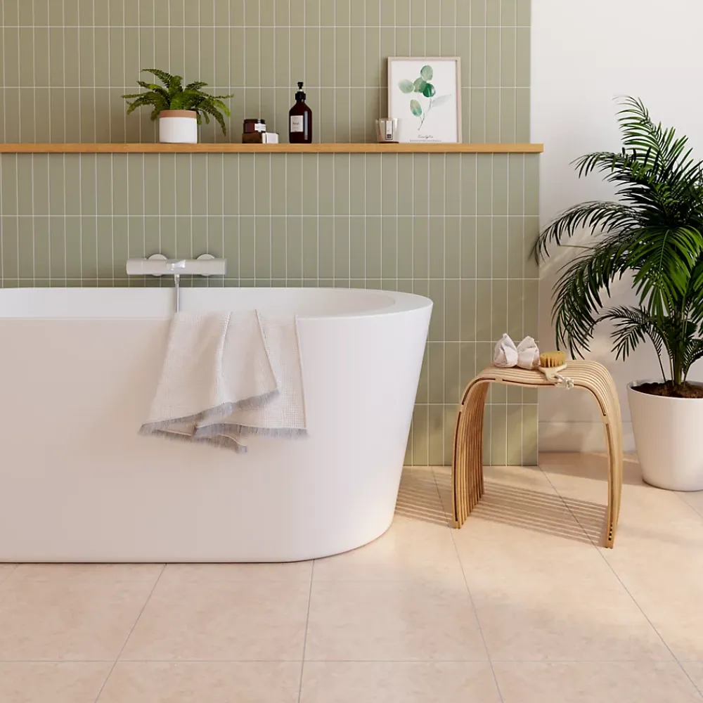 Carrelage Mural Pour Wc|Carrelage Mural Pour Cuisine<Carrelage sol et mur effet pierre de provence beige L.34 x l.34 cm x ép.7 mm, Série Provence