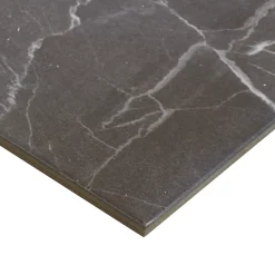 GoodHome Carrelage Mural Pour Pièce À Vivre|Carrelage Mural Effet Marbre<Carrelage sol et mur effet marbre gris brillant L.60 x l.30 cm x ép.9 mm, Aruma