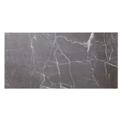 GoodHome Carrelage Mural Pour Pièce À Vivre|Carrelage Mural Effet Marbre<Carrelage sol et mur effet marbre gris brillant L.60 x l.30 cm x ép.9 mm, Aruma