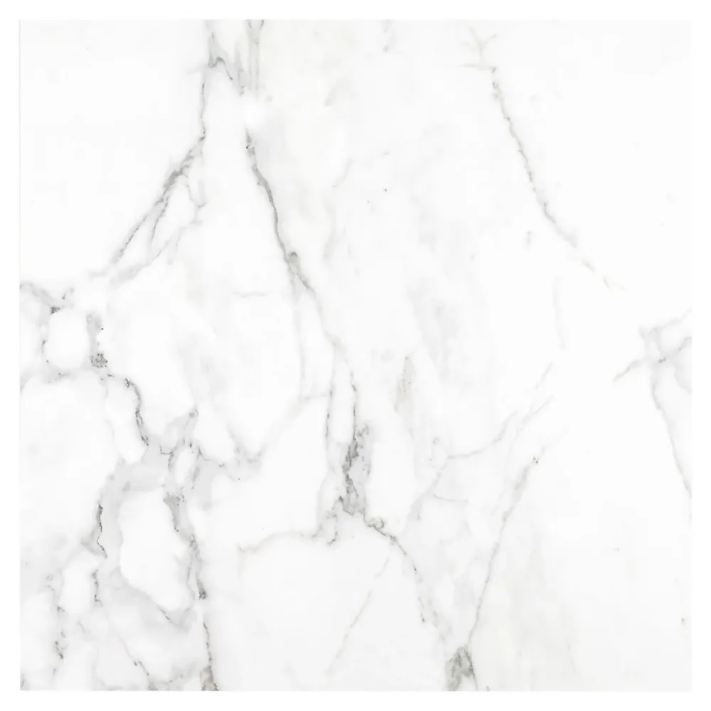 GoodHome Carrelage sol et mur effet marbre blanc brillant L.60,8 x l.60,8 cm x ép.8,5 mm, Aruma- Carrelage Mural Effet Marbre|Carrelage Mural Pour Douche
