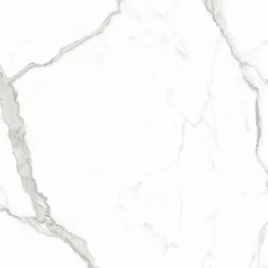 Carrelage Mural Pour Pièce À Vivre|Carrelage Mural Effet Marbre<Carrelage sol et mur effet marbre blanc mat L.90 x l.90 cm x ép.9 mm, Palazzo