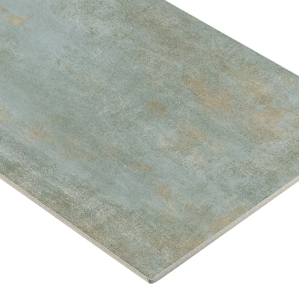 Gresmalt Carrelage Mural Effet Béton|Carrelage Mural Pour Douche<Carrelage sol et mur en grès cérame émaillé effet béton vert sauge mat L.60 x l.30 cm x ép.7,4 mm, Upper