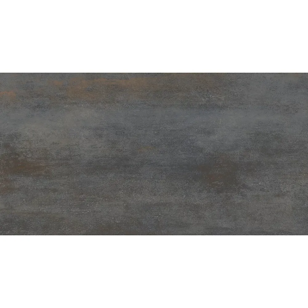 Gresmalt Carrelage Mural Effet Béton|Carrelage Sol Effet Béton<Carrelage sol et mur en grès cérame émaillé effet béton noir mat oxydé L.60 x l.30 cm x ép.7,4 mm, Upper