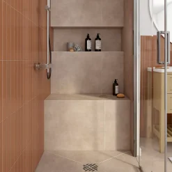 Carrelage Mural Pour Cuisine|Carrelage Mural Pour Salle De Bains<Carrelage sol et mur grès cérame émaillé effet travertin beige mat L.60 x l.60 cm x ép.7,4 mm, Traverno