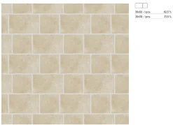 Carrelage sol et mur intérieur en grès cérame émaillé effet pierre ivoire mat L.50 x l.30 cm x ép.9 mm, Sunstone- Carrelage Mural Pour Cuisine|Carrelage Mural Pour Salle De Bains