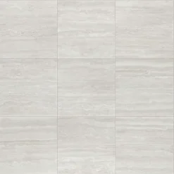 GoodHome Carrelage Mural Effet Pierre|Carrelage Sol Effet Pierre<Carrelage sol et mur intérieur gris clair effet pierre L.59,5 x l.59,5 cm x ép.9,5 mm, Kyat