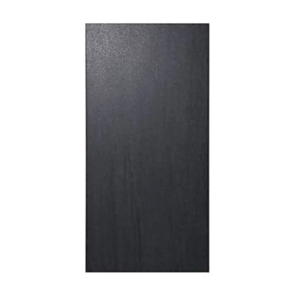 GoodHome Carrelage sol et mur intérieur noir effet pierre L.60 x l.30 cm x ép.9,5 mm, Oikos- Carrelage Mural Pour Wc|Carrelage Mural Effet Pierre